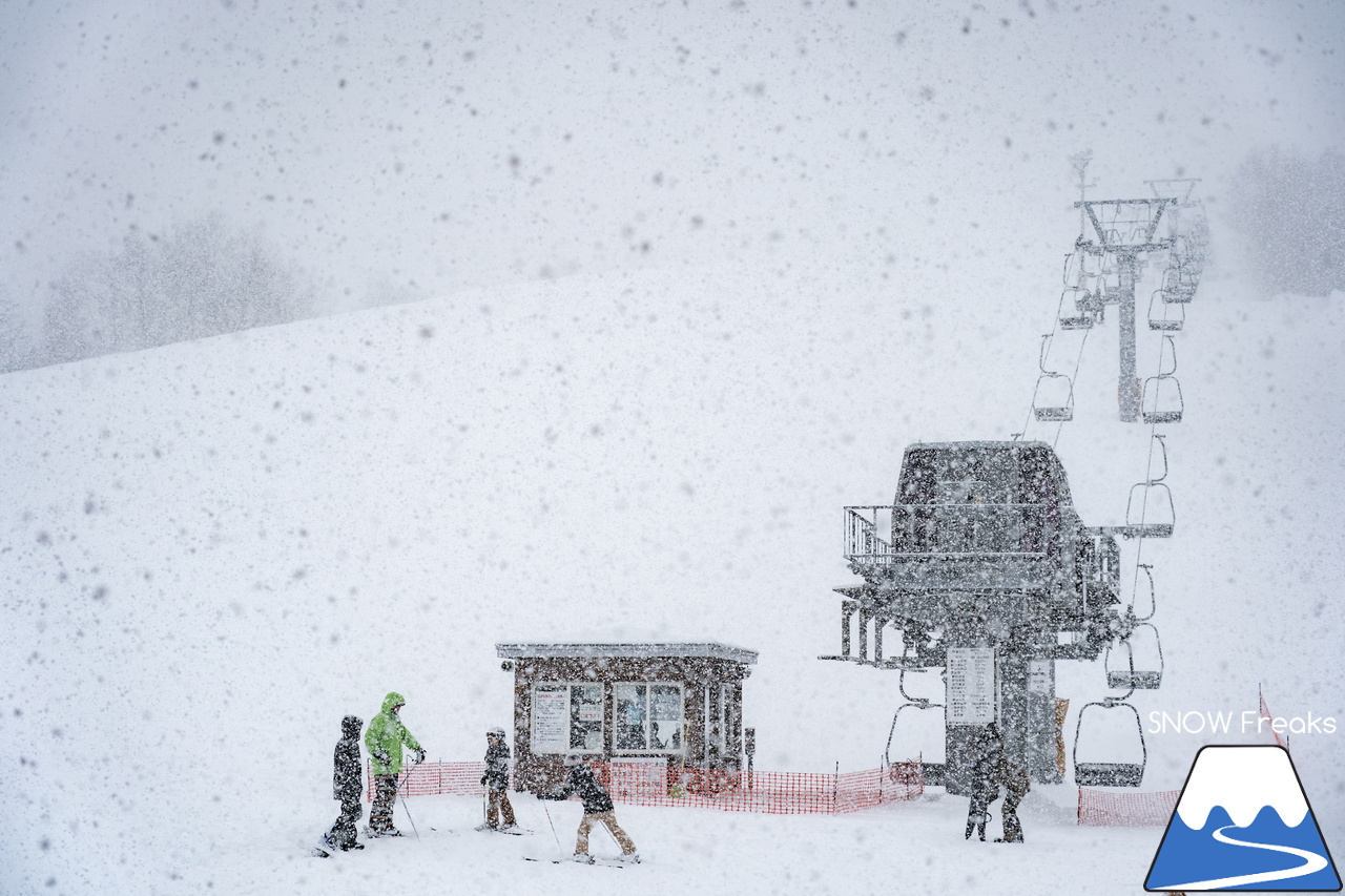 増毛町営暑寒別岳スキー場｜なんと、現在の積雪は、驚異の「280cm」！豪雪当たり年の暑寒別岳スキー場、最高です。